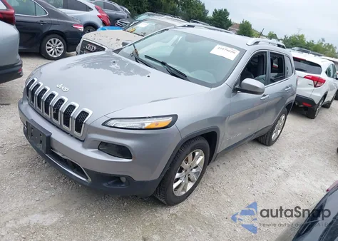2017 Jeep Cherokee Limited 4X4 из США, поврежденный, VIN 1C4PJMDB8HW519210
